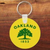 Porte-clés Drapeau d'Oakland, Californie (Recto)