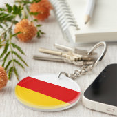 Porte-clés Drapeau d'Ossétie du Sud (Devant droit)