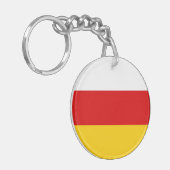 Porte-clés Drapeau d'Ossétie du Sud (Devant gauche)