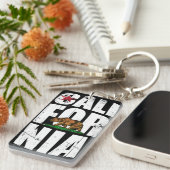 Porte-clés Drapeau d'ours de la Californie (Devant droit)