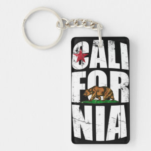 Porte-clés Drapeau d'ours de la Californie