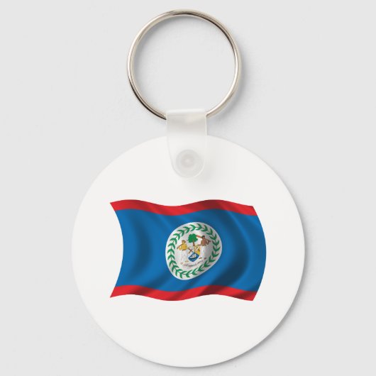 Porte-clés Drapeau du Belize (Recto)