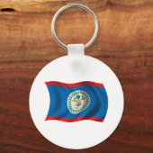 Porte-clés Drapeau du Belize (Recto)