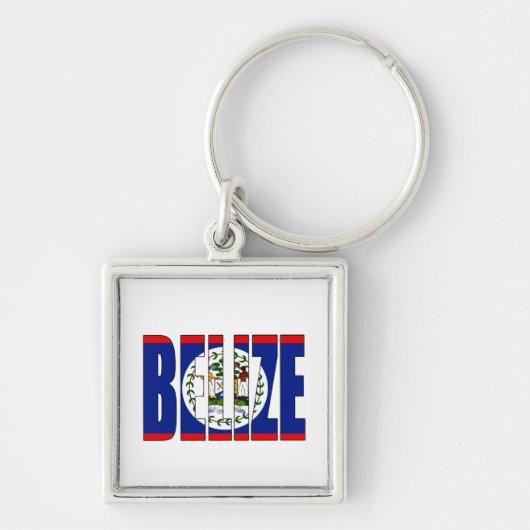 Porte-clés Drapeau du Belize (Devant)