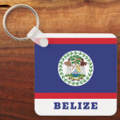 Porte-clés Drapeau du Belize (Recto)