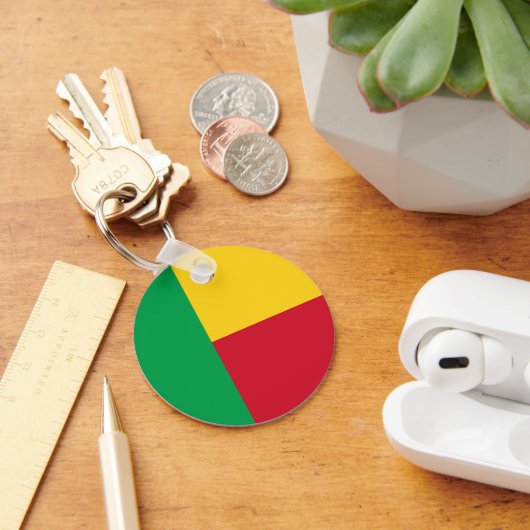Porte-clés Drapeau du Bénin (Bureau)
