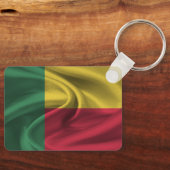 Porte-clés Drapeau du Bénin (Recto)