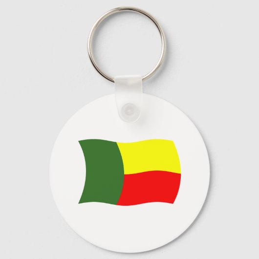 Porte-clés Drapeau du Bénin (Recto)