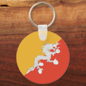 Porte-clés Drapeau du Bhoutan patriotique (Recto)