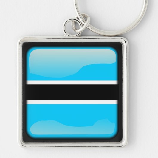 Porte-clés Drapeau du Botswana (Devant)