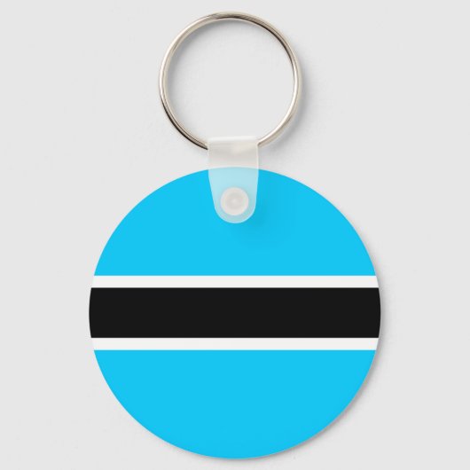 Porte-clés Drapeau du Botswana (Recto)