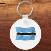 Porte-clés Drapeau du Botswana (Recto)