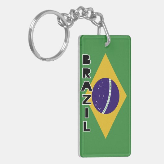 Porte-clés Drapeau du Brésil (Devant gauche)