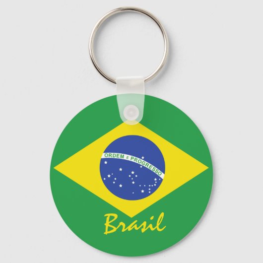 Porte-clés Drapeau du Brésil (Recto)