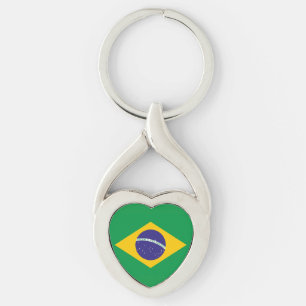 Porte-clés Drapeau du Brésil