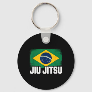 Porte-clés Drapeau du Brésil pour les amateurs de Jiu Jitsu b