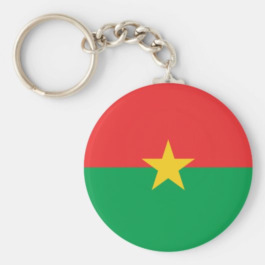 Porte-clés Drapeau du Burkina Faso (Devant)