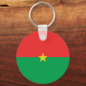 Porte-clés Drapeau du Burkina Faso (Recto)