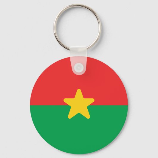 Porte-clés Drapeau du Burkina Faso (Recto)