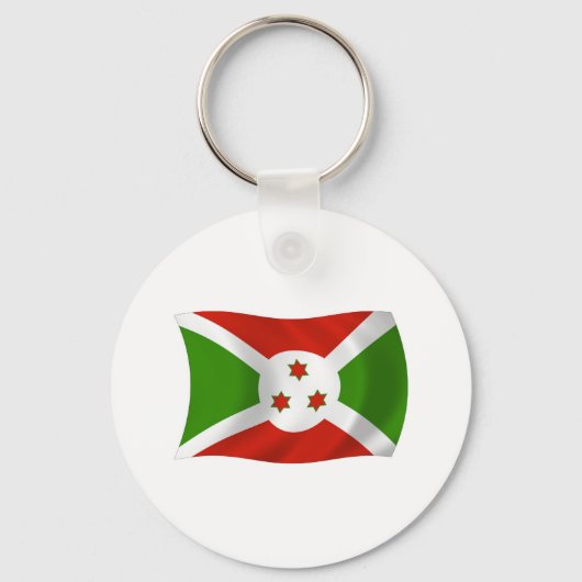 Porte-clés Drapeau du Burundi (Recto)