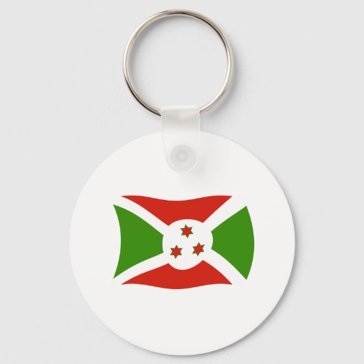 Porte-clés Drapeau du Burundi (Recto)
