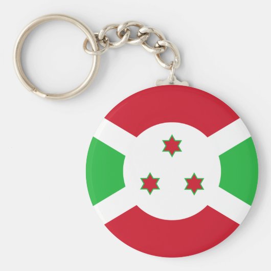 Porte-clés Drapeau du Burundi (Devant)