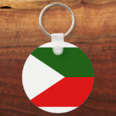 Porte-clés Drapeau du Cachemire indépendant, Inde (Recto)