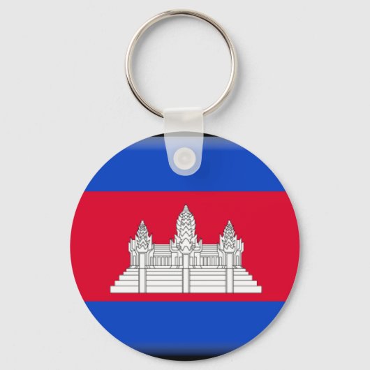 Porte-clés Drapeau du Cambodge (Recto)