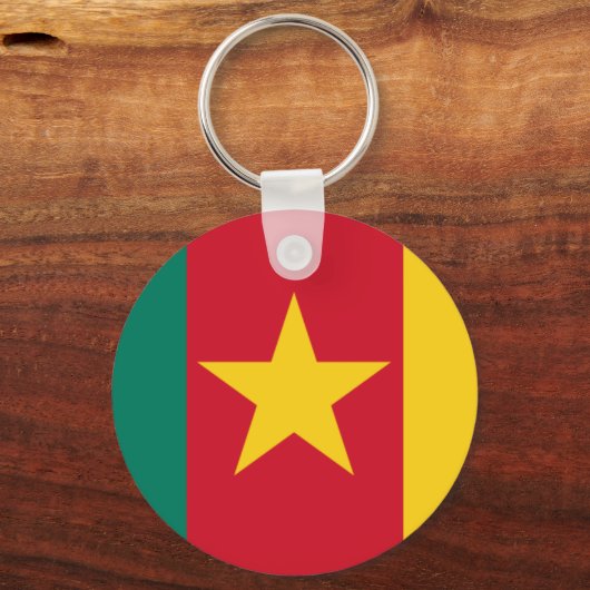 Porte-clés Drapeau du Cameroun (Verso)