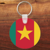 Porte-clés Drapeau du Cameroun (Recto)