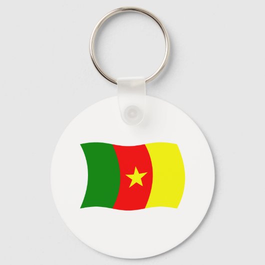 Porte-clés Drapeau du Cameroun (Recto)