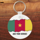 Porte-clés Drapeau du Cameroun (Recto)