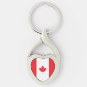 Porte-clés Drapeau du Canada (Devant)