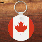 Porte-clés Drapeau du Canada (Verso)