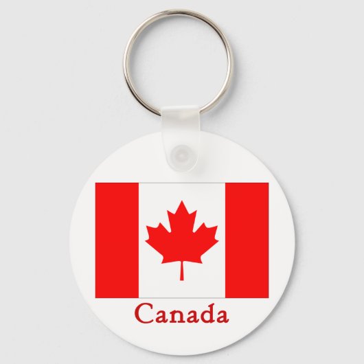 Porte-clés Drapeau du Canada (Recto)