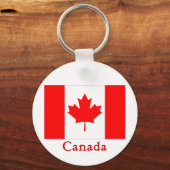Porte-clés Drapeau du Canada (Recto)