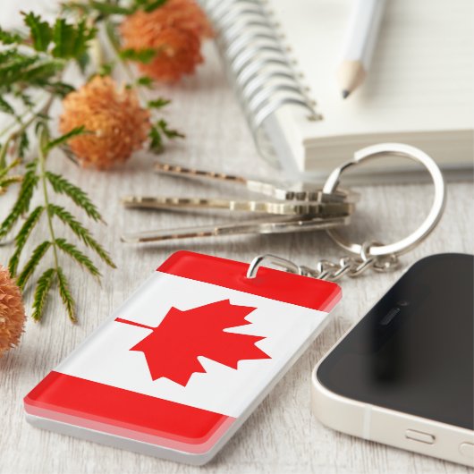 Porte-clés Drapeau du Canada (Devant droit)