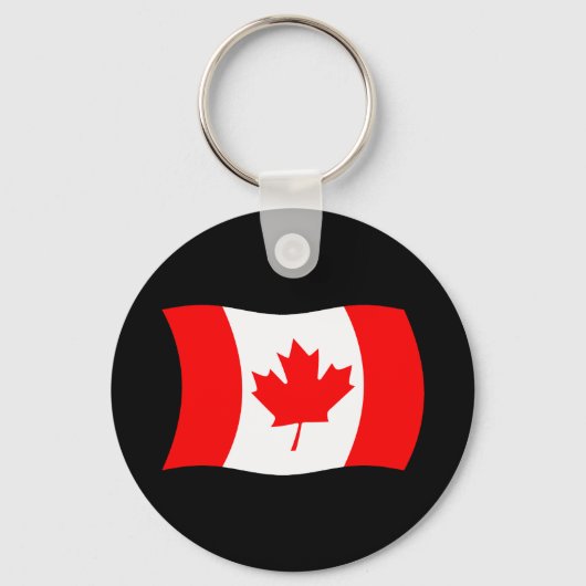 Porte-clés Drapeau du Canada (Recto)