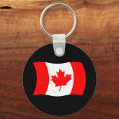 Porte-clés Drapeau du Canada (Recto)