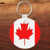 Porte-clés Drapeau du Canada (Recto)
