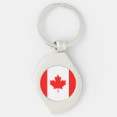 Porte-clés Drapeau du Canada (Devant)