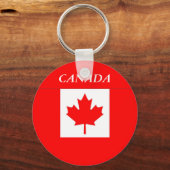 Porte-clés Drapeau du Canada (Recto)
