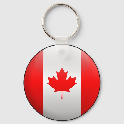 Porte-clés Drapeau du Canada (Recto)