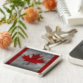 Porte-clés Drapeau du Canada 2 (Côté)