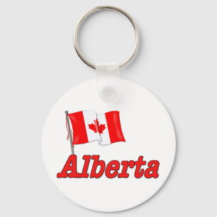 Porte-clés Drapeau du Canada - Alberta