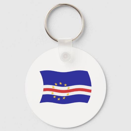 Porte-clés Drapeau du Cap-Vert (Recto)