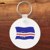 Porte-clés Drapeau du Cap-Vert (Recto)