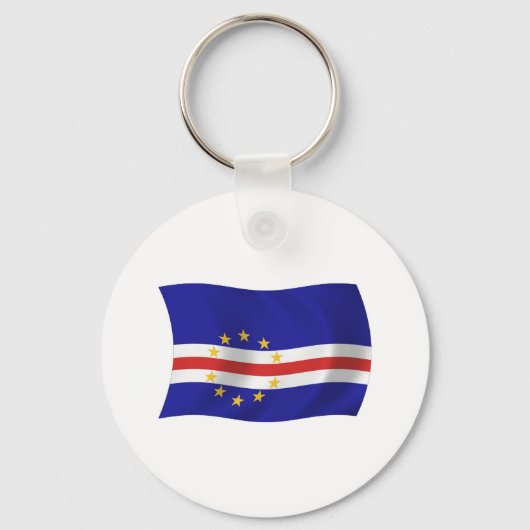 Porte-clés Drapeau du Cap-Vert (Recto)