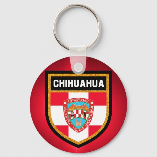 Porte-clés Drapeau du Chihuahua (Recto)