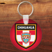 Porte-clés Drapeau du Chihuahua (Recto)